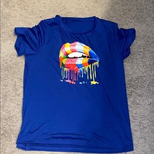 T Shirt & BIKER SET 💙